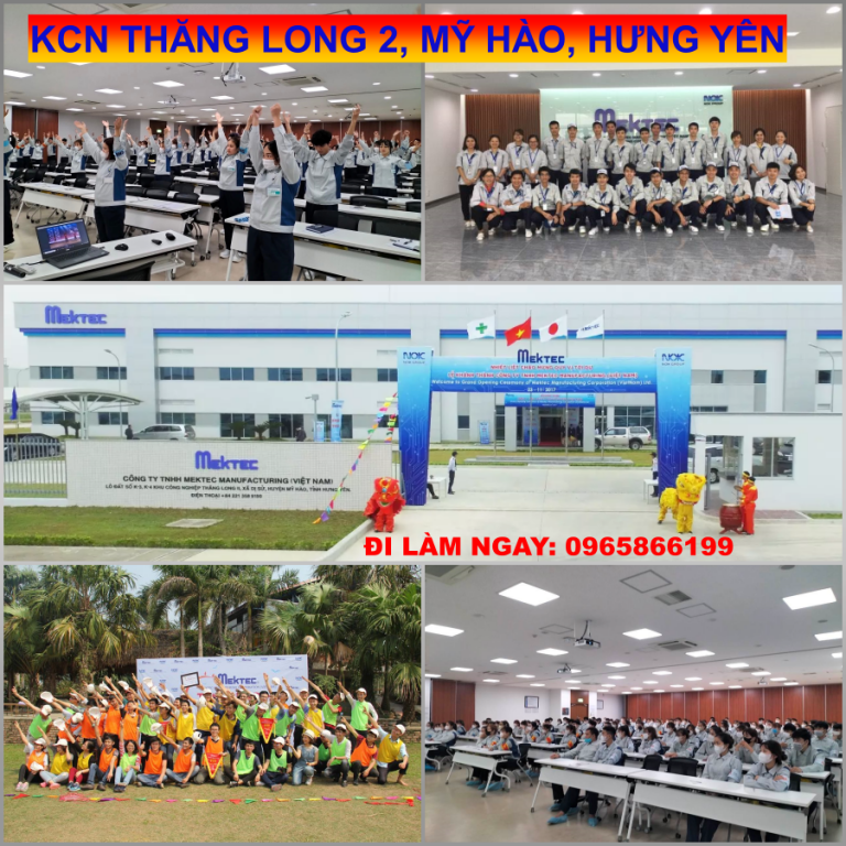 Tuyển Nam, Nữ Công Nhân, Lao Động Tuổi từ 18-40 Làm Việc Tại Hưng Yên